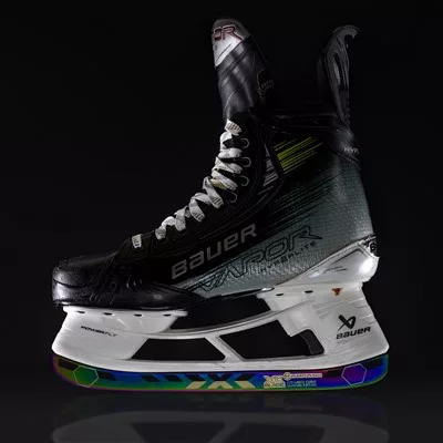 263 RAMPAGE PowerFly&TUUK LS Large Curve Rainbow Blue Colored Skate Blade
