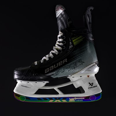 280 RAMPAGE PowerFly&TUUK LS Large Curve Rainbow Blue Colored Skate Blade