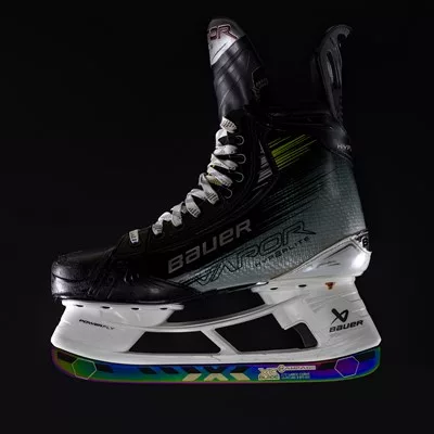 288 RAMPAGE PowerFly&TUUK LS Large Curve Rainbow Blue Colored Skate Blade