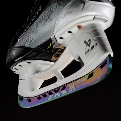 288 RAMPAGE PowerFly&TUUK LS Large Curve Rainbow Blue Colored Skate Blade