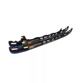   271 RAMPAGE CCMXS Large Curve Rainbow Blue Colored Skate Blade