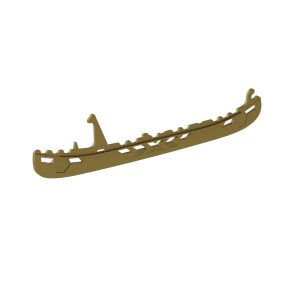   272 RAMPAGE TrueShiftMax Large Curve Solar Gold Colored Skate Blade 