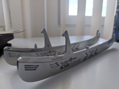 Customized RUSH 230 XCBlade skate blade for TRUE Skates